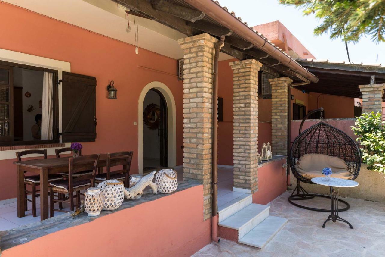Terra Corfu Chalikounas Cottage Paramonas  Bagian luar foto